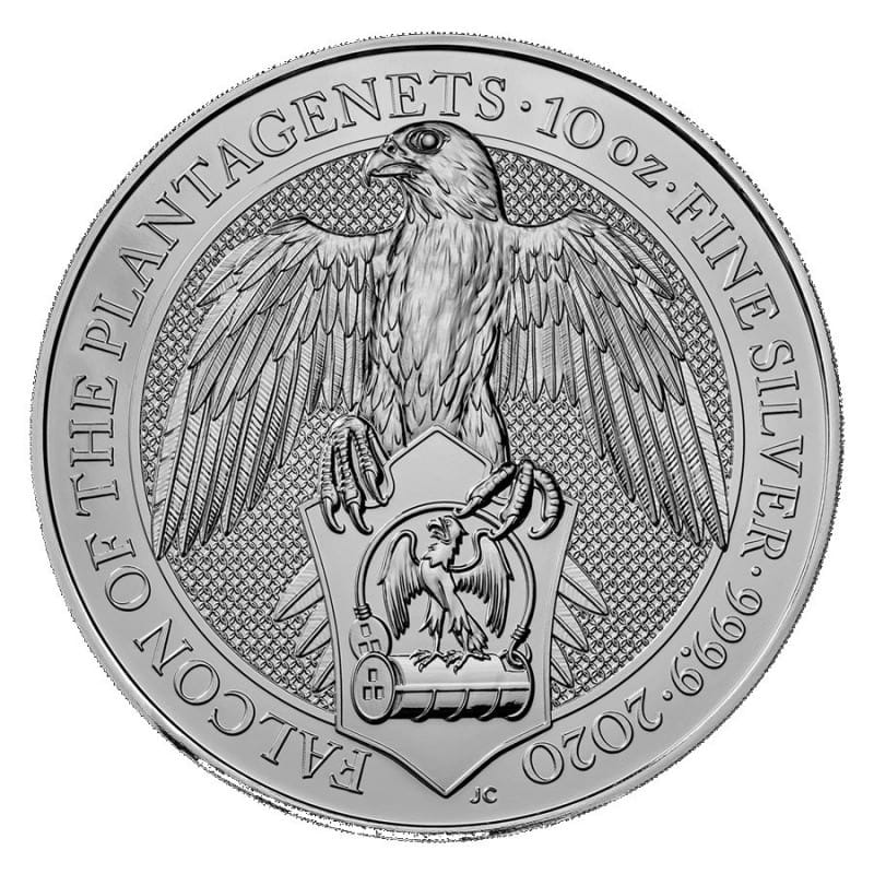 uk-10-oz-silver-queen-s-beast-2020-falcon-of-plantagenets-10- back