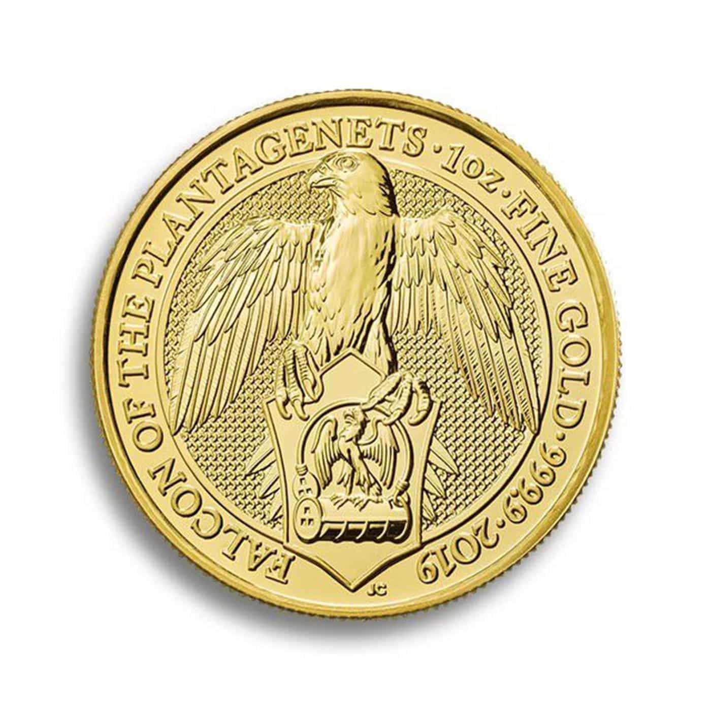 1-oz-the-queens-beasts-the-falcon-of-the-plantagenets-2019-gold-coin