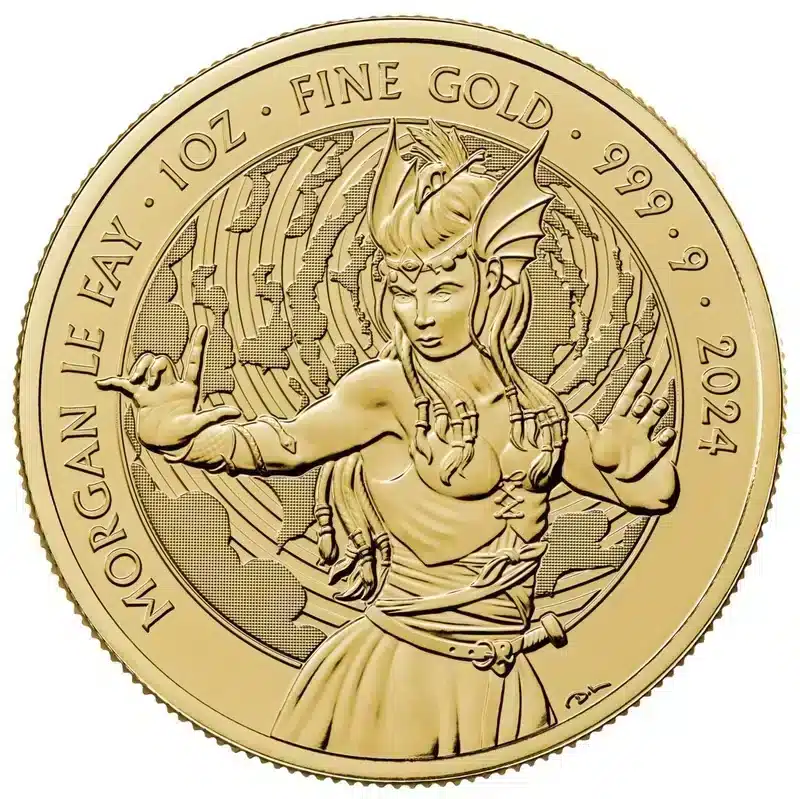 1oz Gold Morgan La Fay